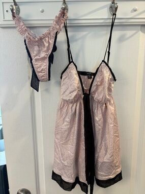 Jacob baby doll slip top & panty - Y2K style